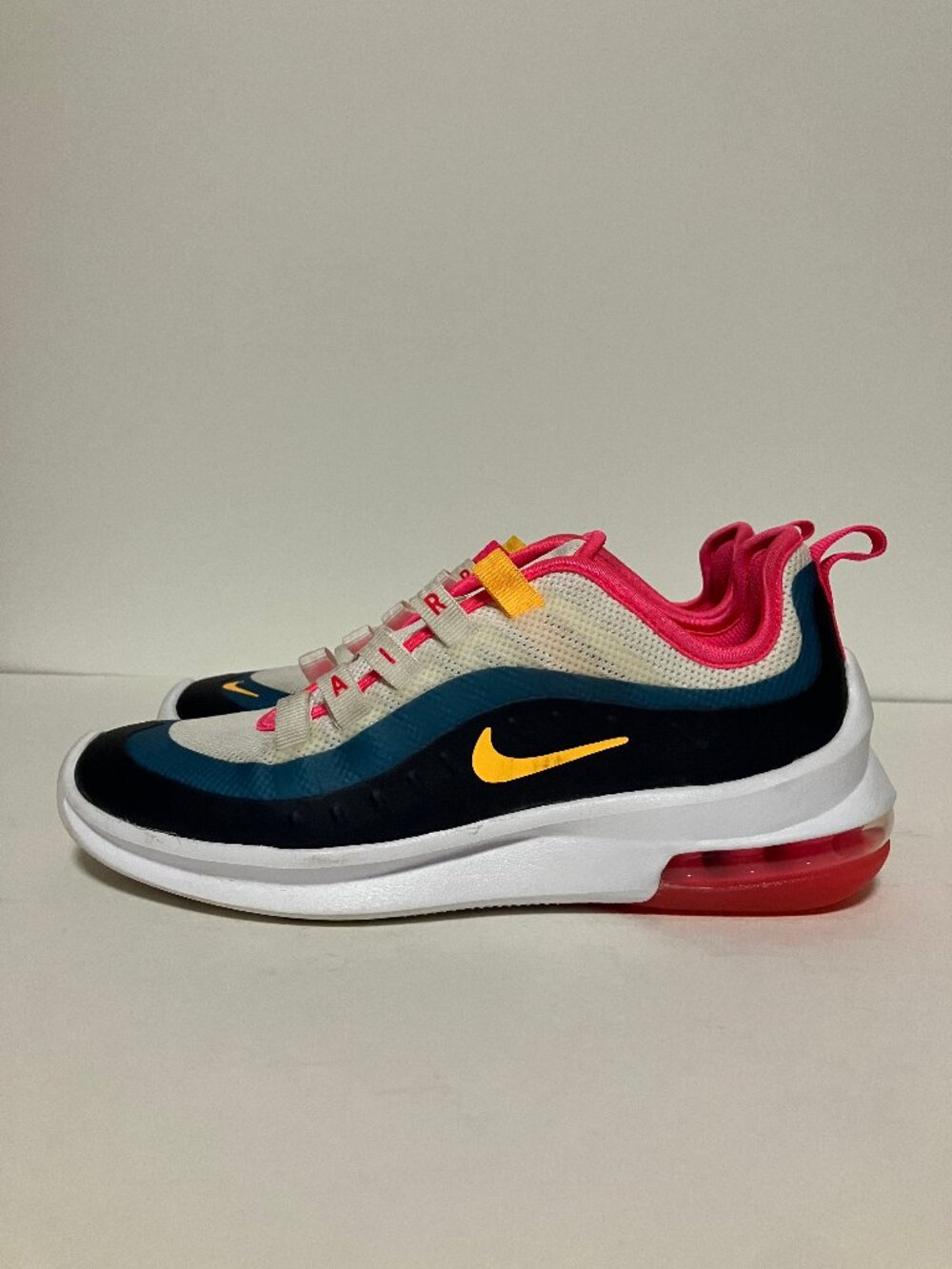 Nike Air Max Axis White Navy Pink CI5777-100 Womens Size 6 No Laces